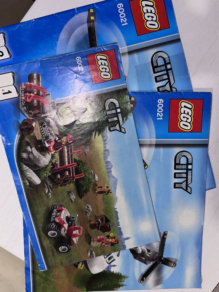 Лего Lego лесопилка и вертолет 60021