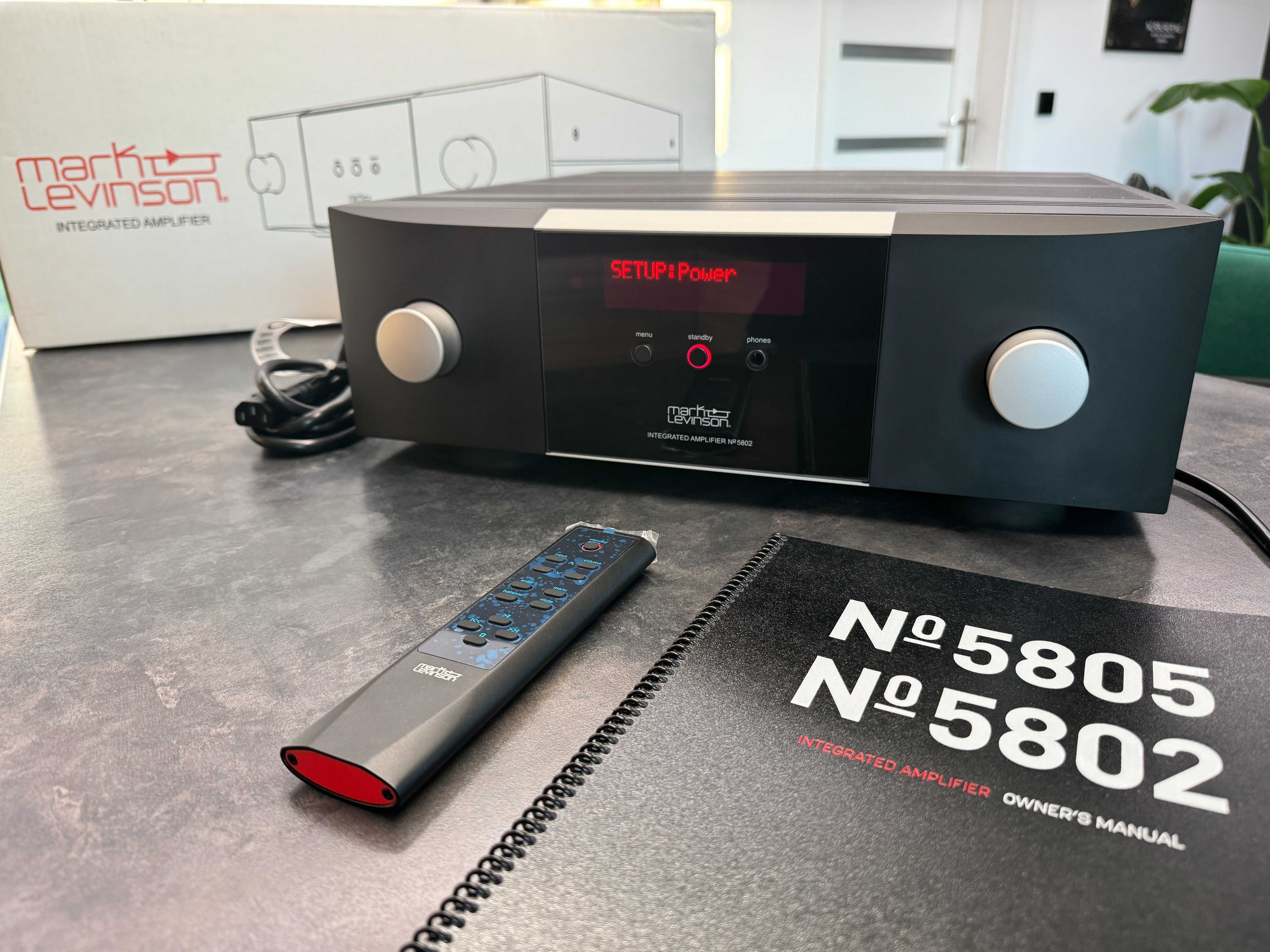 wzmacniacz dual-mono,Mark Levinson No 5802