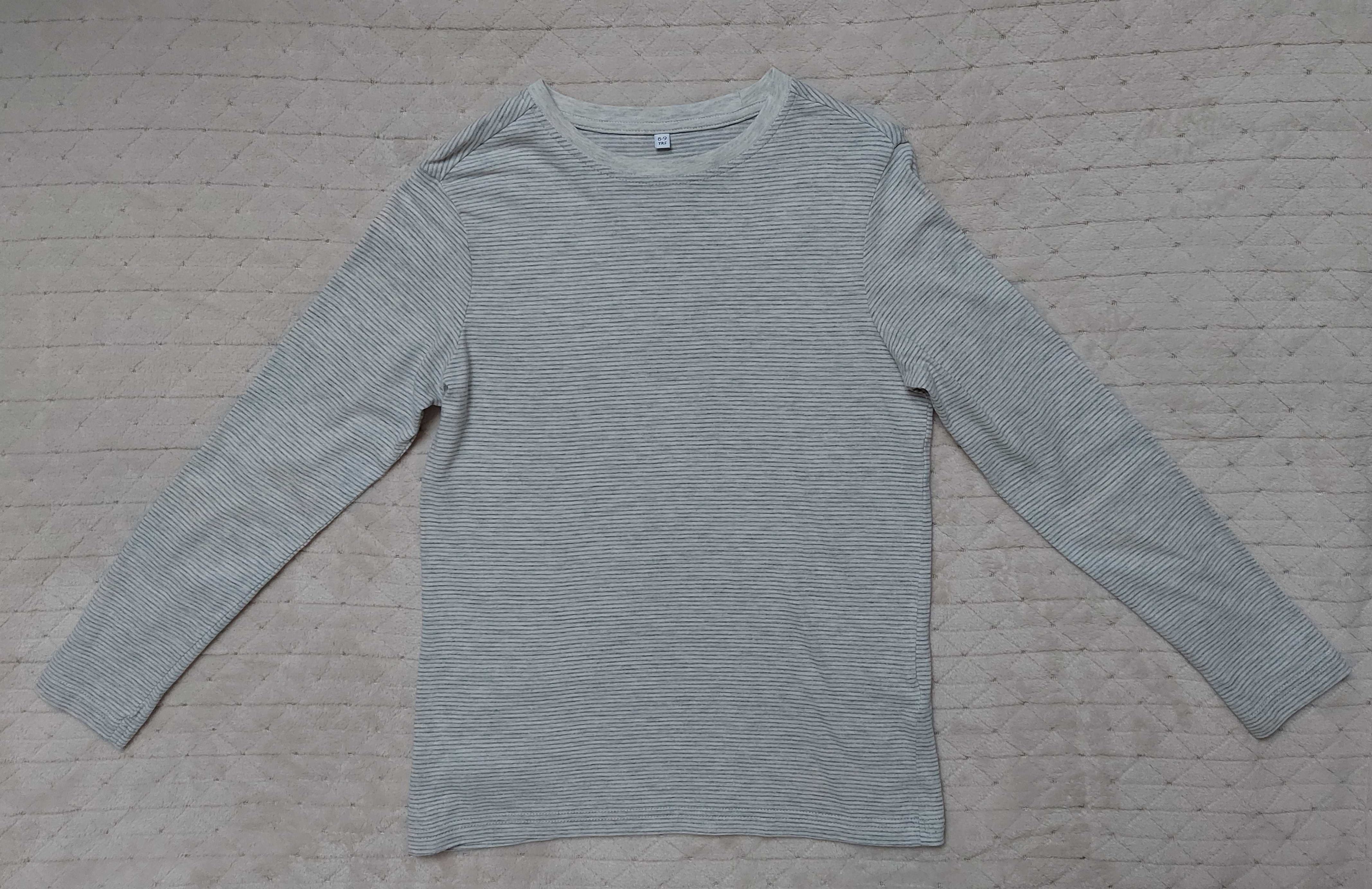 Bluzy-bluzeczki 8-10lat(134-140cm) Primark,M&S,Khaki-Moro(2szt)