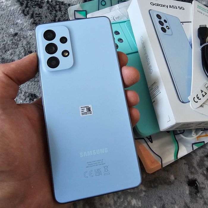 Telefon Samsung Galaxy a53 5G Dual SIM 128GB Niebieski jak nowy