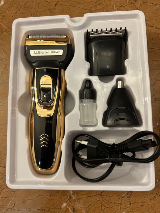 Набір для стрижки  тример бритва Geemy багатофункціональний 3 в 1