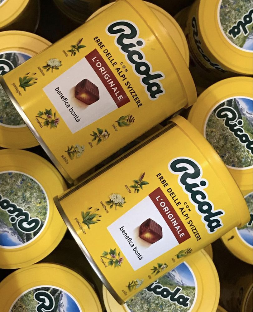 Льодяники Ricola на травах без цукру 250г