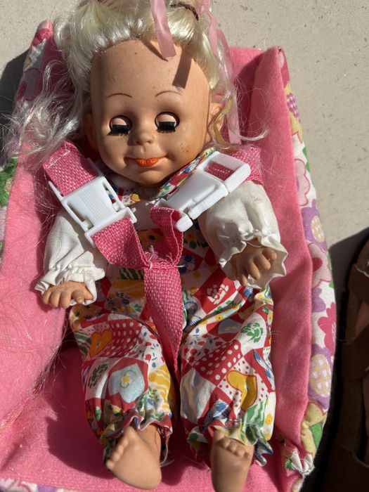 Boneco antigo com 20 cm altura