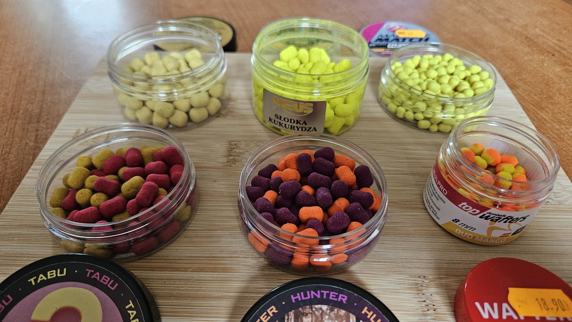 Method feeder,  przynęty,  Wafters,