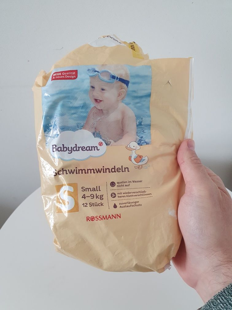 Pieluszki do Pływania BabyDream 4-9kg 4 sztuki. Pieluchy do wody.