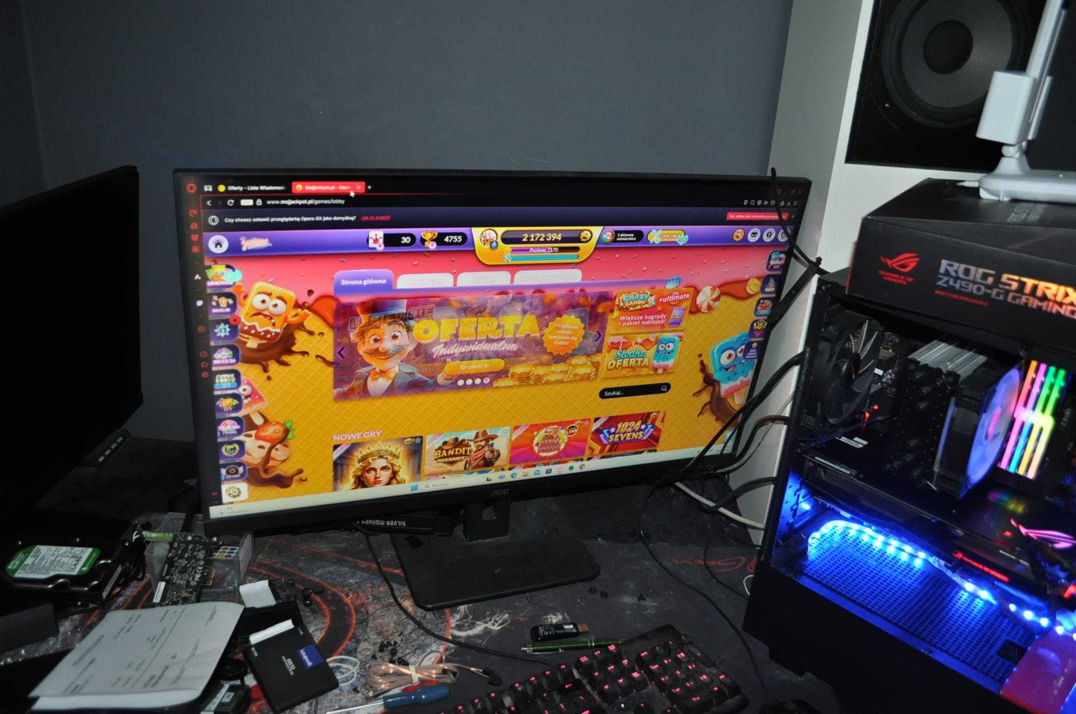 AOC E2 U32E2N monitor LED  (31.5") 3840 x 2160 px 4K Ultra HD Czarny