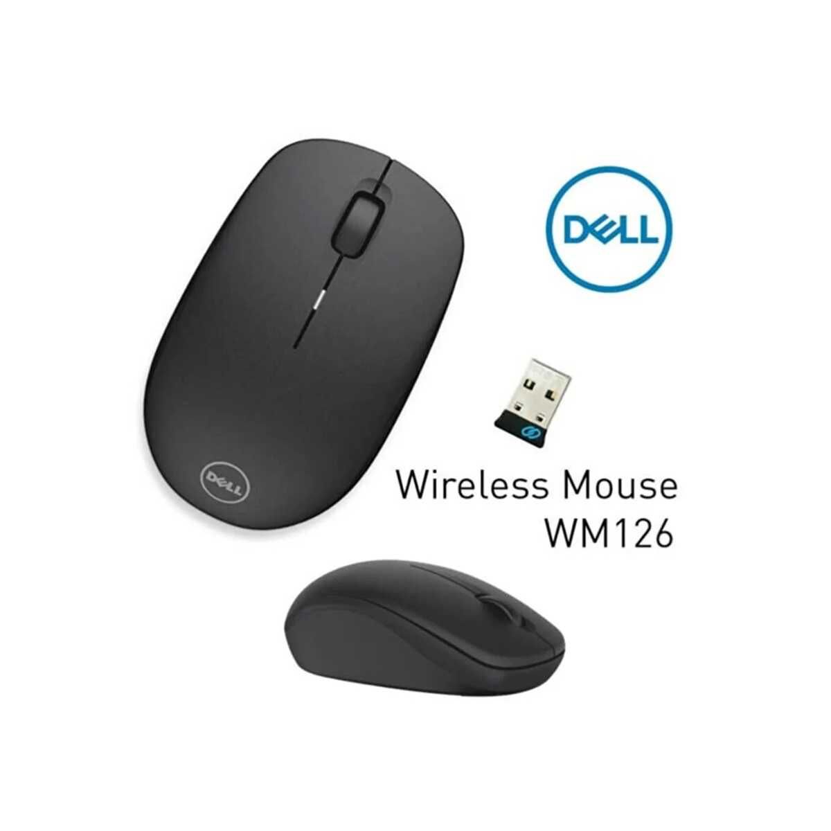 Мишка бездротова Dell WM126 Wireless Mouse миша безпровідна