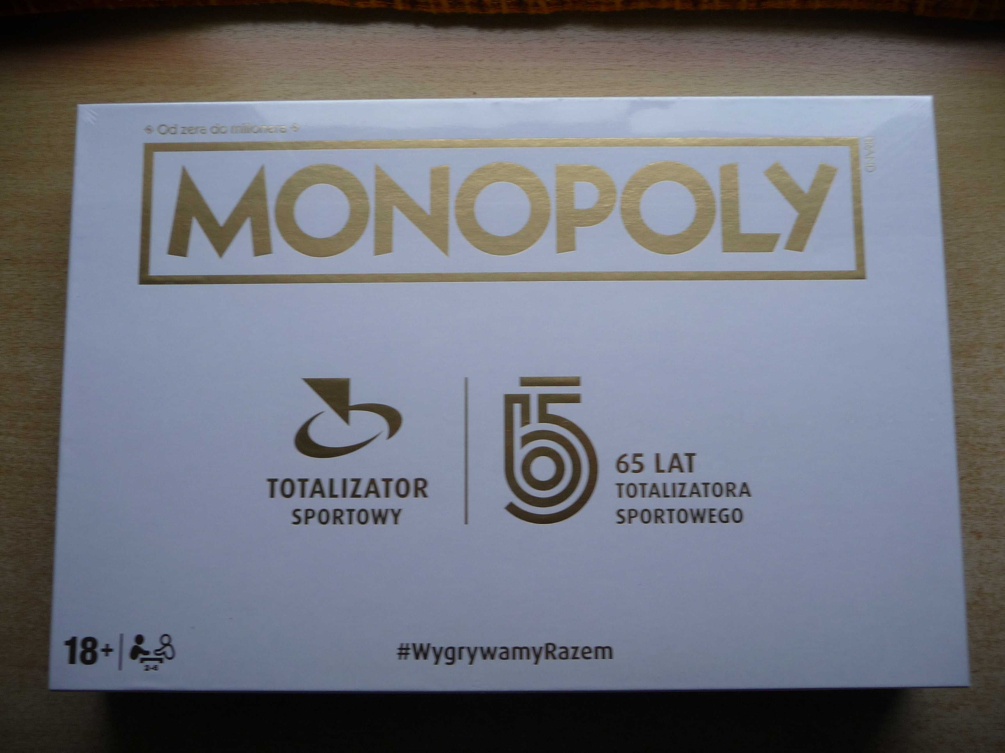 Gra MONOPOLY Monopol Totalizator Sportowy 65 lat folia specjalna seria
