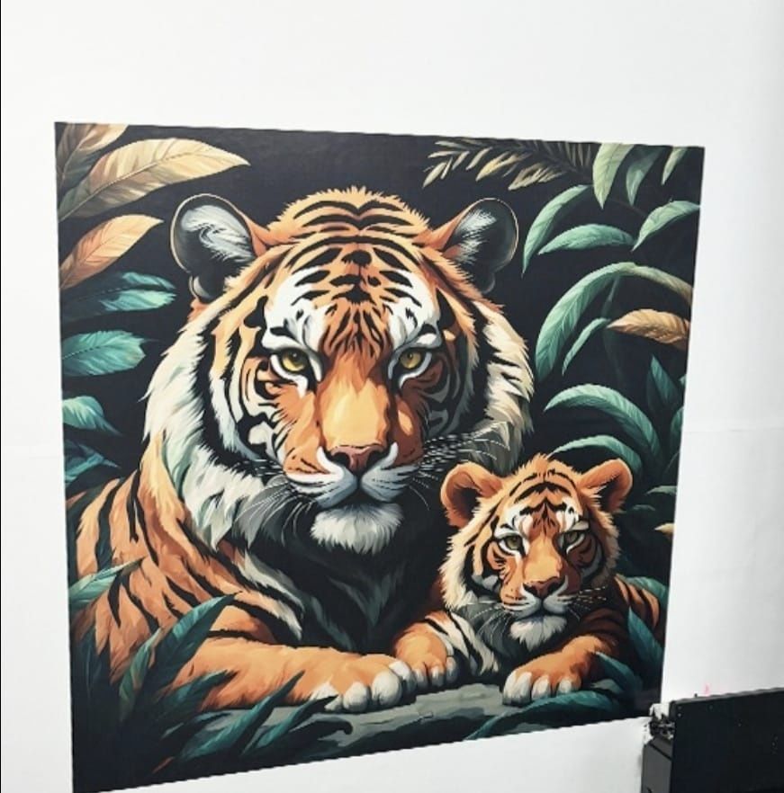 Druk ścienny, grafika, mural