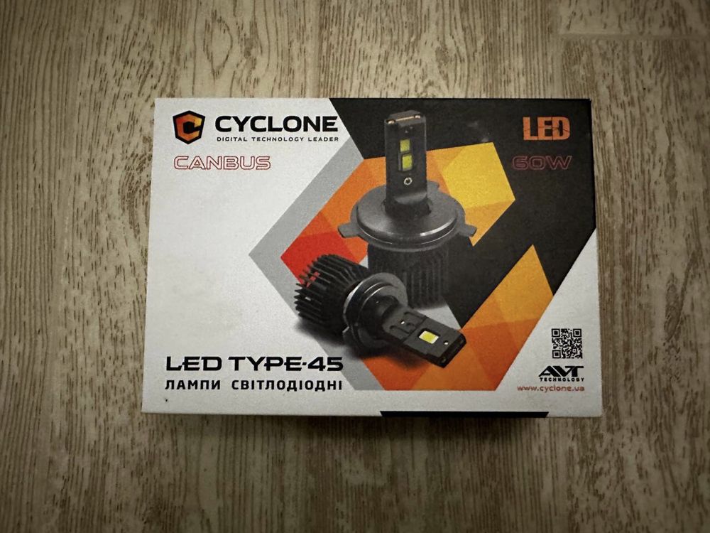 Світлодіодні лампи CYCLONE LED H11 6000K TYPE 45