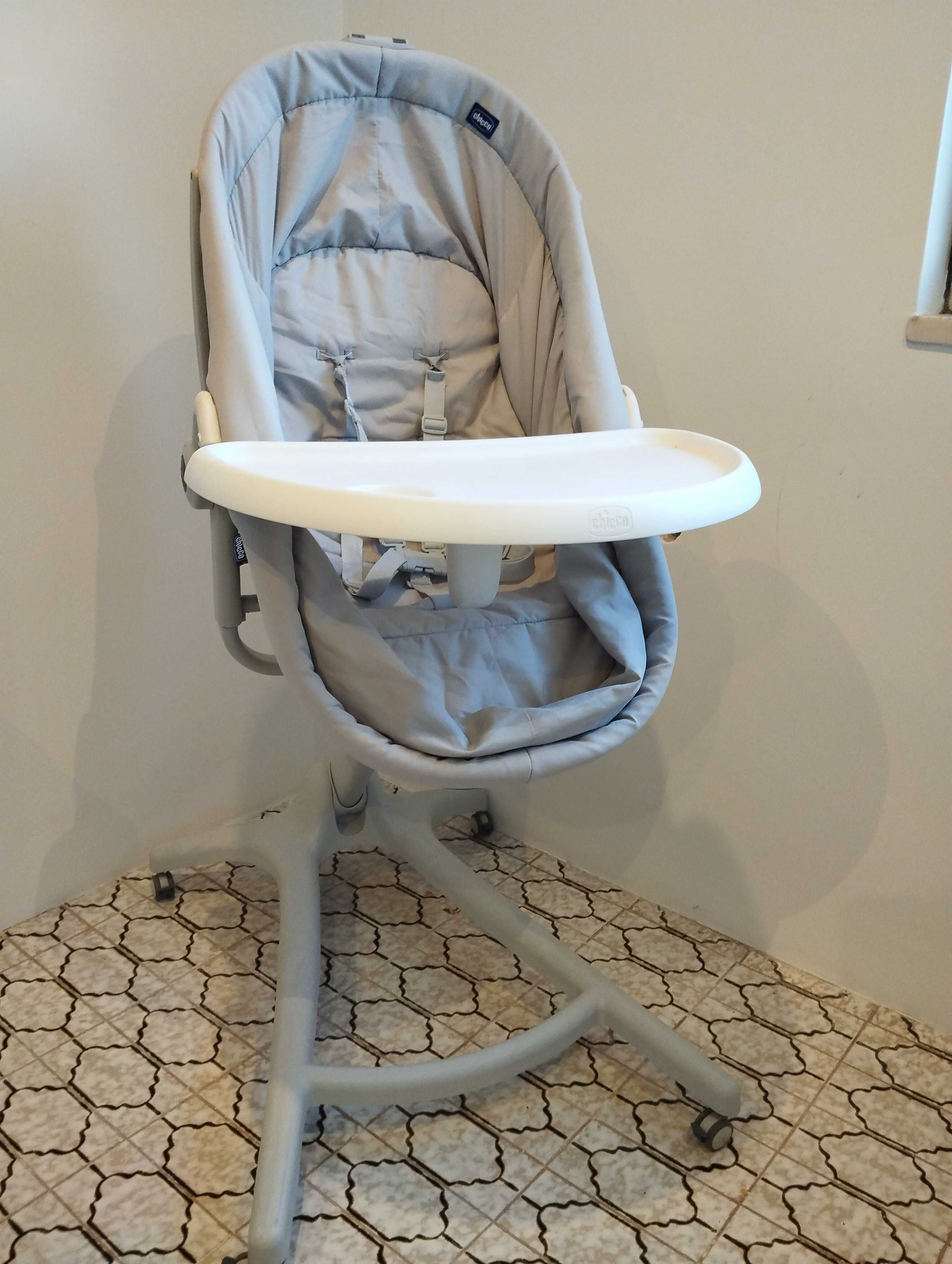 Cadeira Chicco comer, berço elevatória