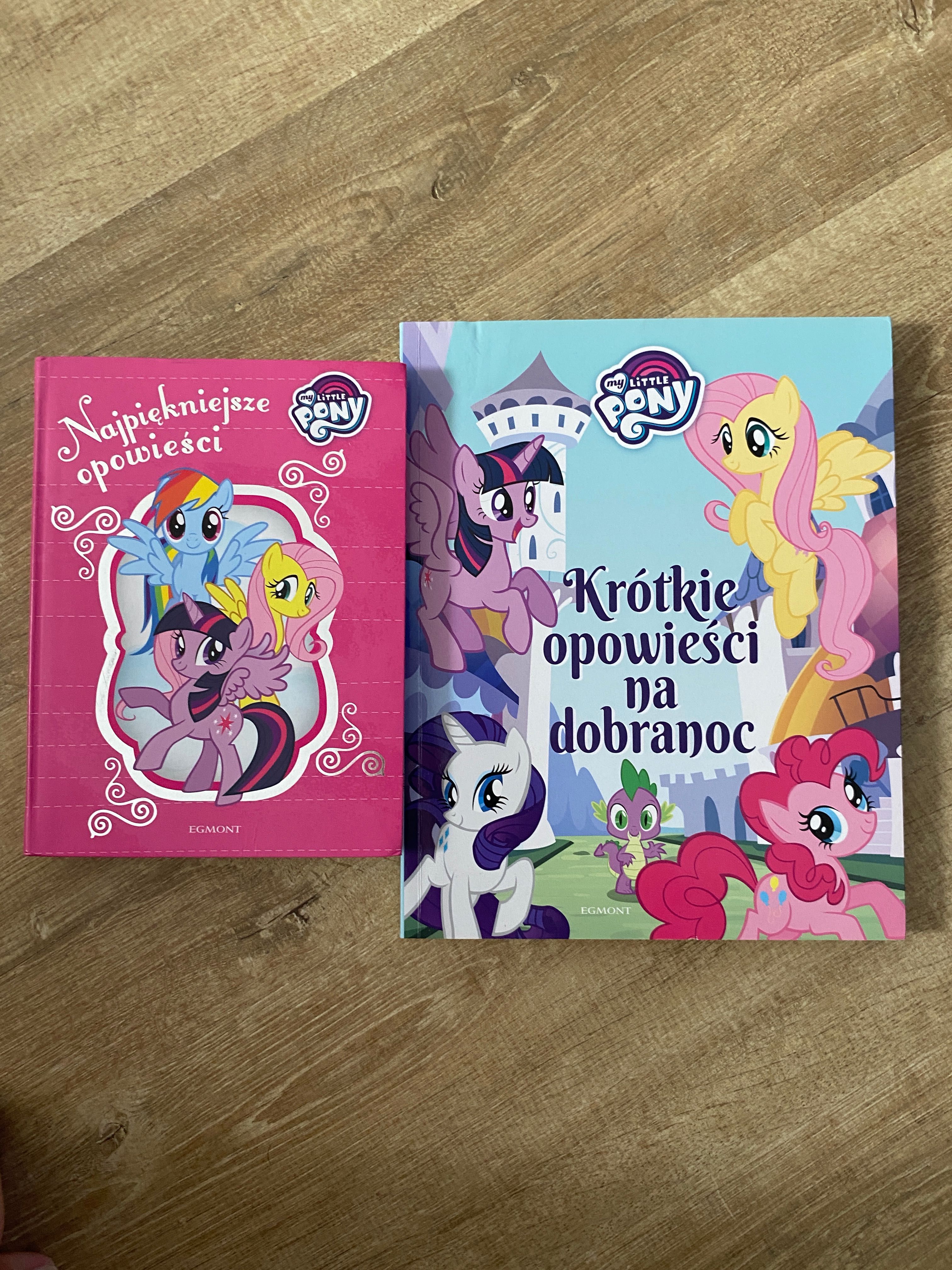 2 książki o przygodach koników Pony