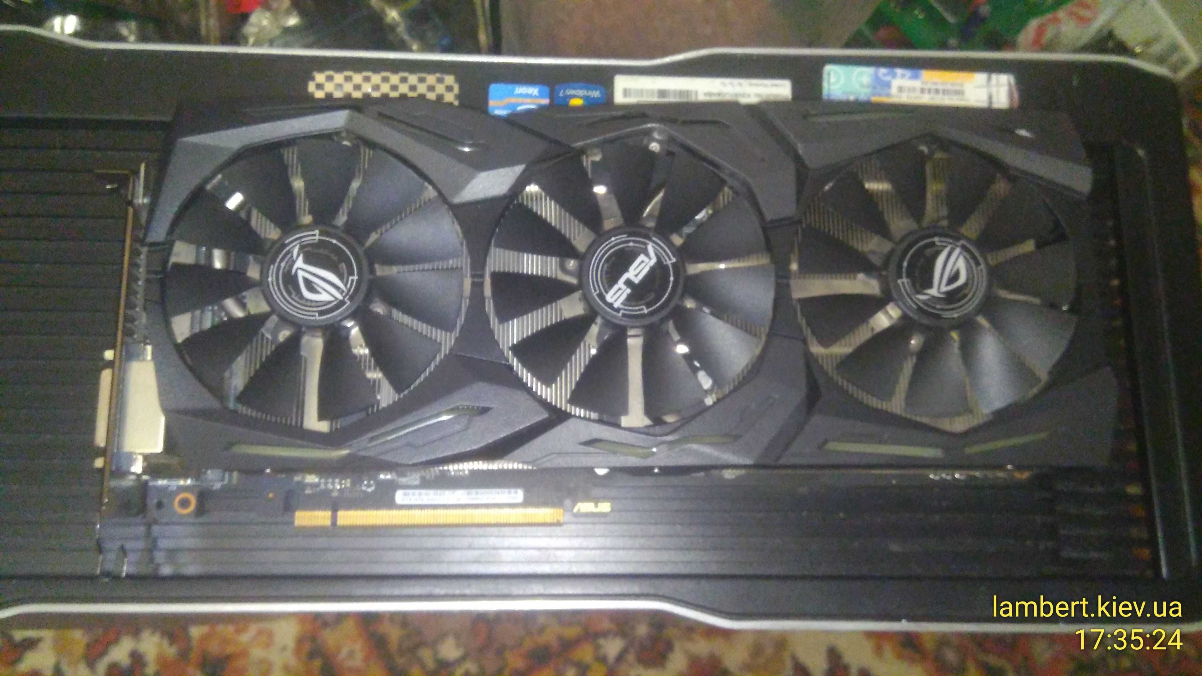 відеокарта Asus GeForce GTX 1070 ROG Strix 8GB