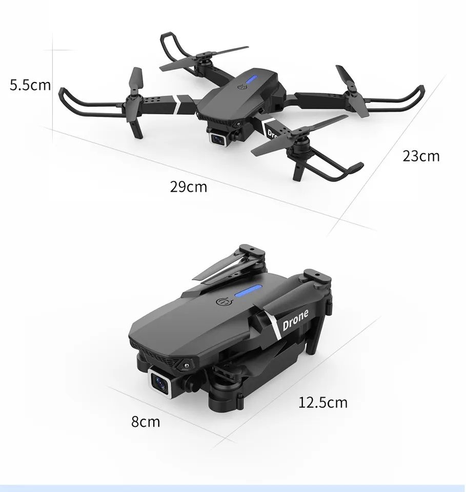 Drone E88/E99 Pro Com Câmera Dupla + saco transporte