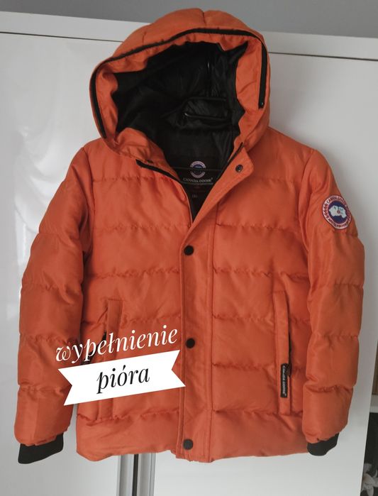 Canada Goose kurtka zimowa 8lat wypełnienie pióra