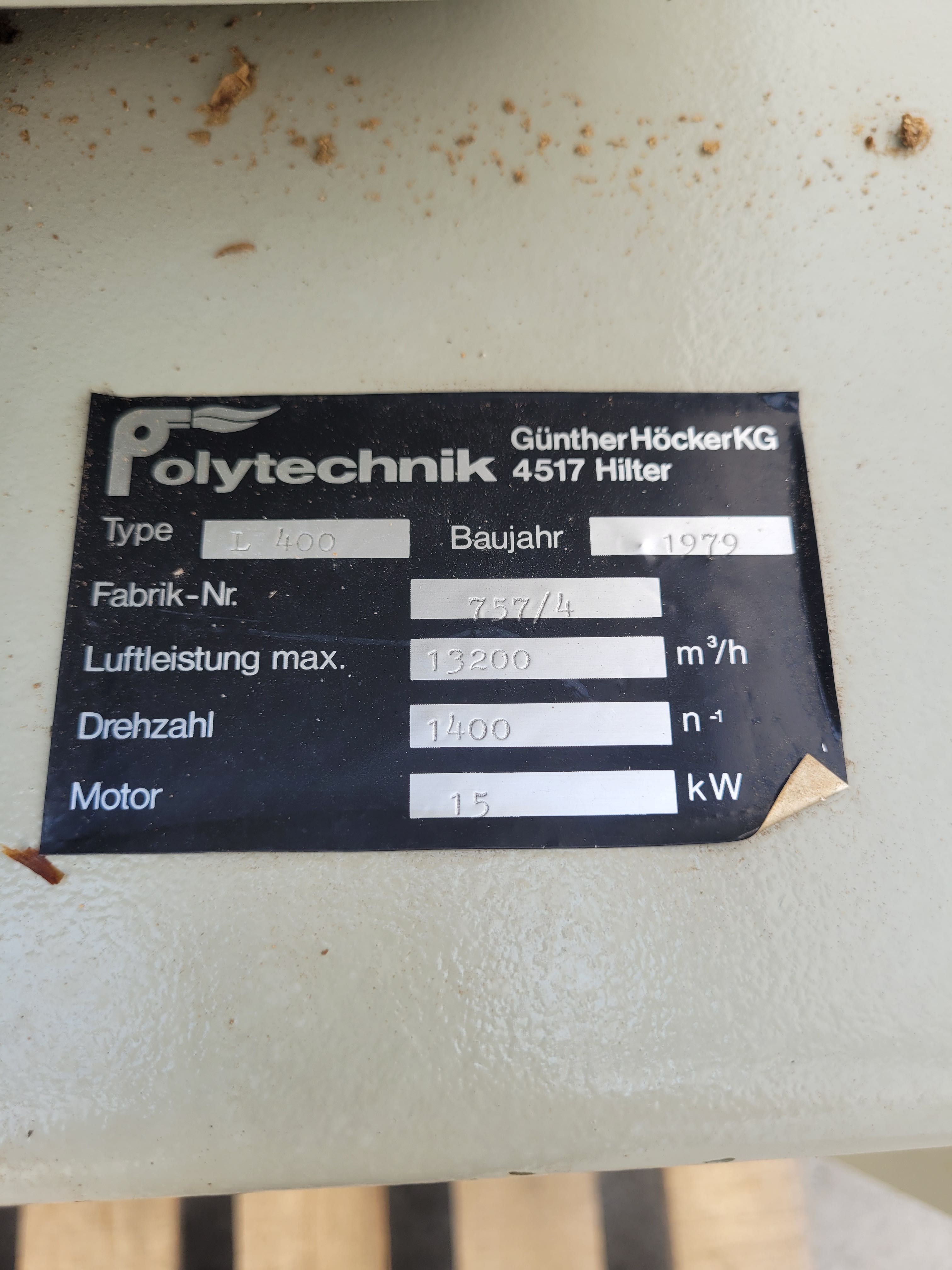 Wentylator Polytechnik 15 kW