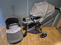 Wózek CYBEX Platinum Priam Lux siedzisko i gondola. Manhattan Grey.