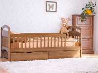 Детская кровать,Арина Люкс из дерева ольхи,все перегородки - съемные!