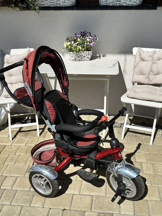 Rowerek trójkołowy wózek spacerówka