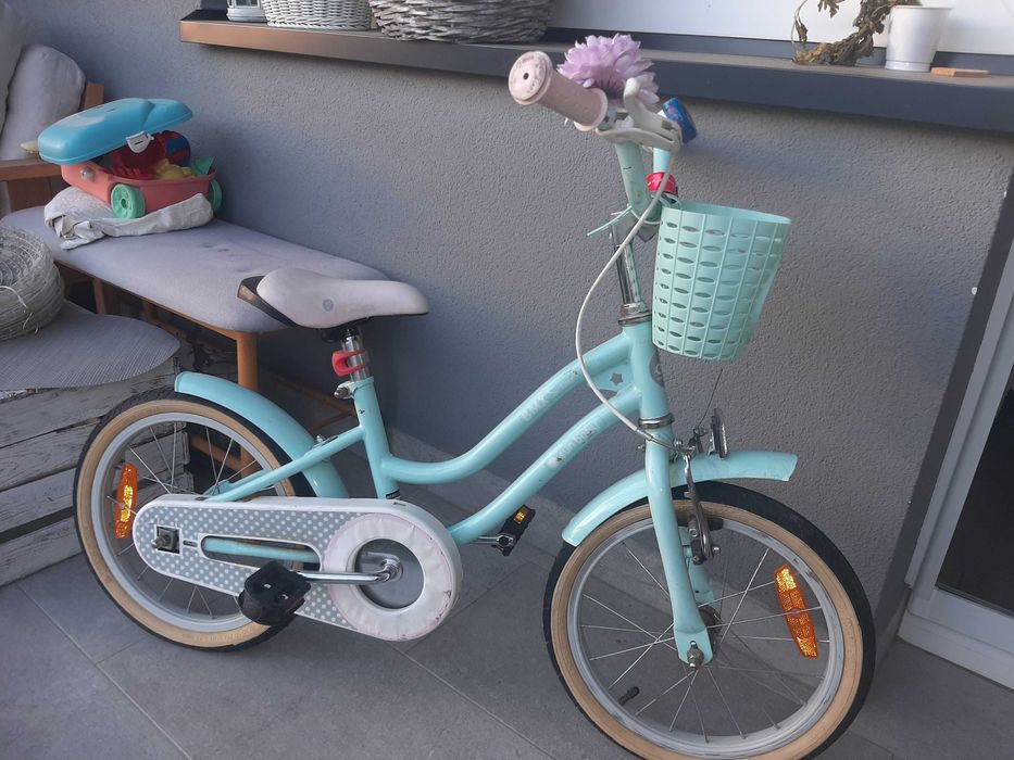 Rower miętowy dla dziewczynki 16 cali