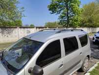 Dacia/Renault Logan MCV Рейлинги дуги на крышу (черные)