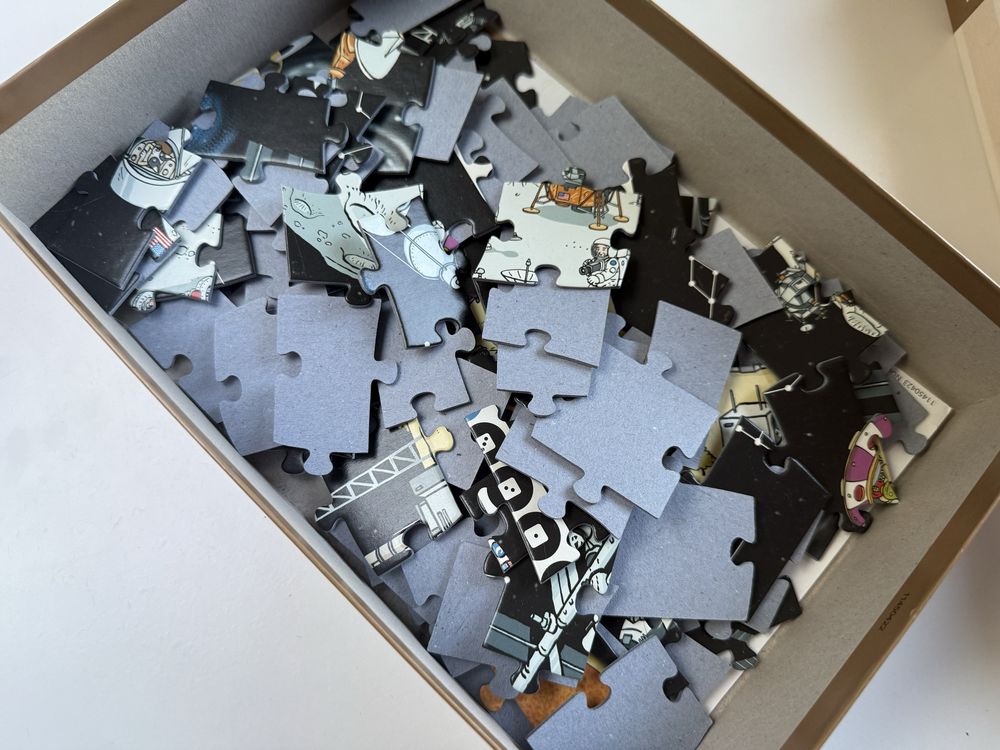 Puzzle Albik Wszechświat, Czytaj z Albikiem multimedialne układanka