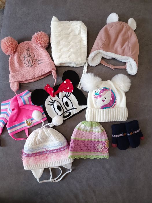 Шапка зима/осінь  на дівчинку