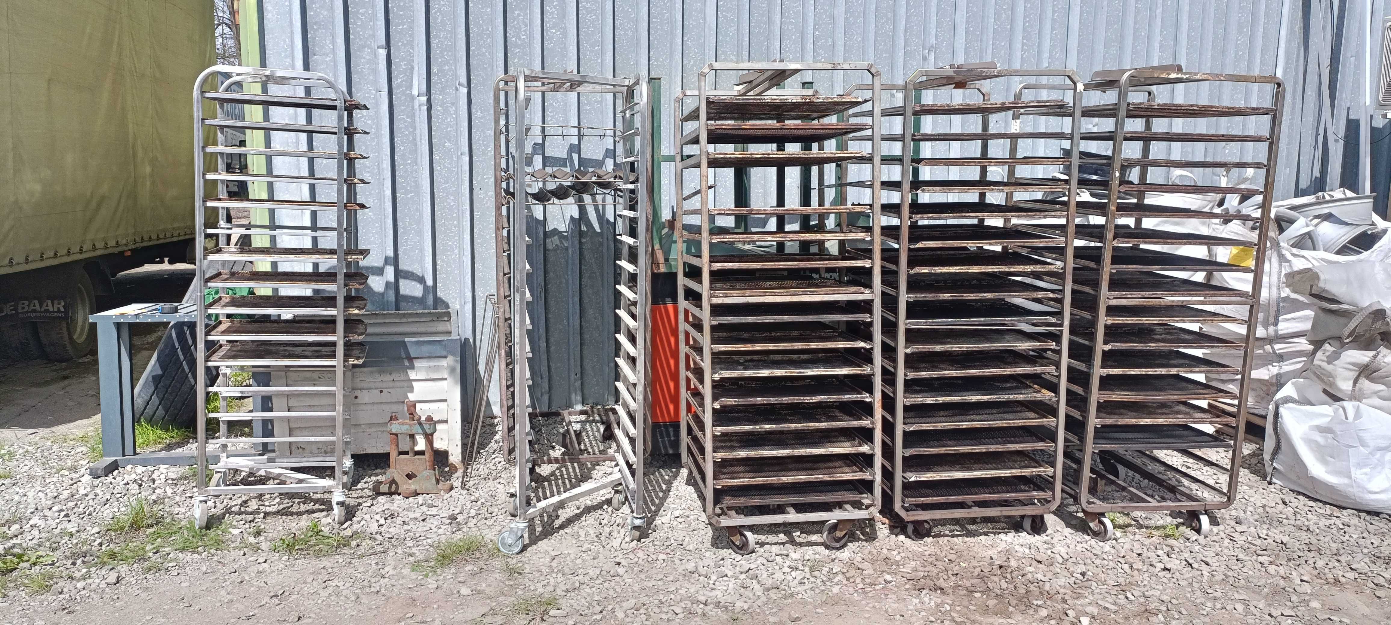 Wózek wózki piekarnicze.Stal nierdzewna 60/40