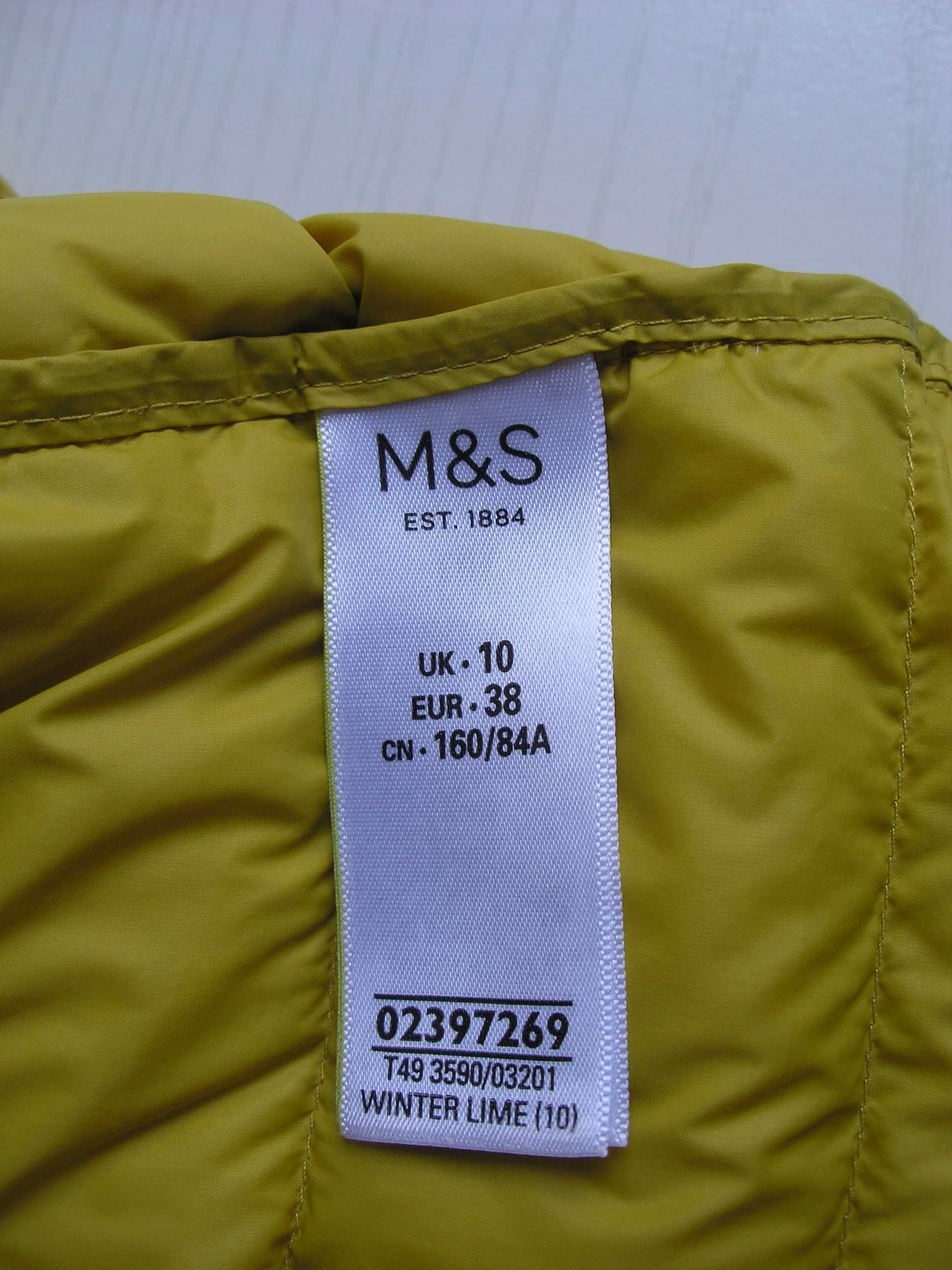 Женский пуховик Marks Spencer 90% пух демисезон