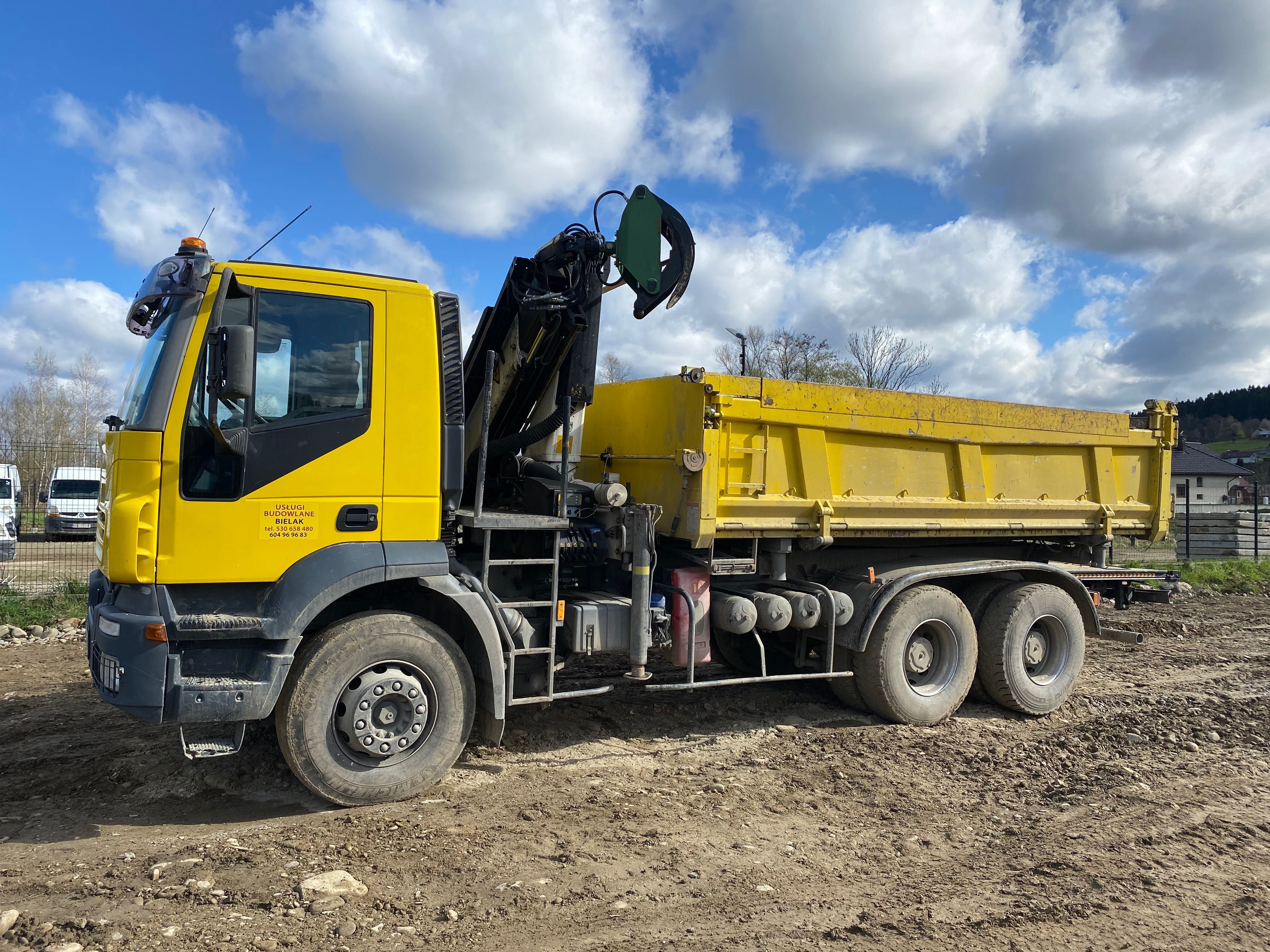 Iveco TRAKKER  * WYWROTKA   * Palfinger Hds PILOT / 6x4 Hydroburta