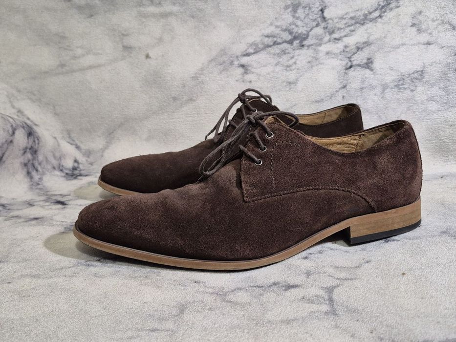Замшевые мужские туфли Manfield.размер 44.