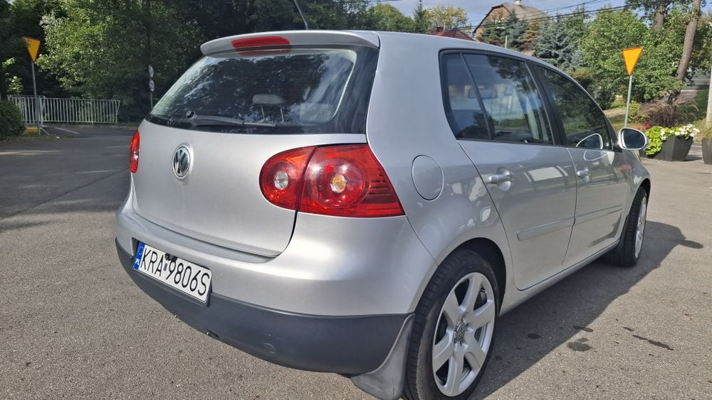 VW Golf V 5 1.6 MPI 102 KM Srebrny 5 drzwi Hak 2005