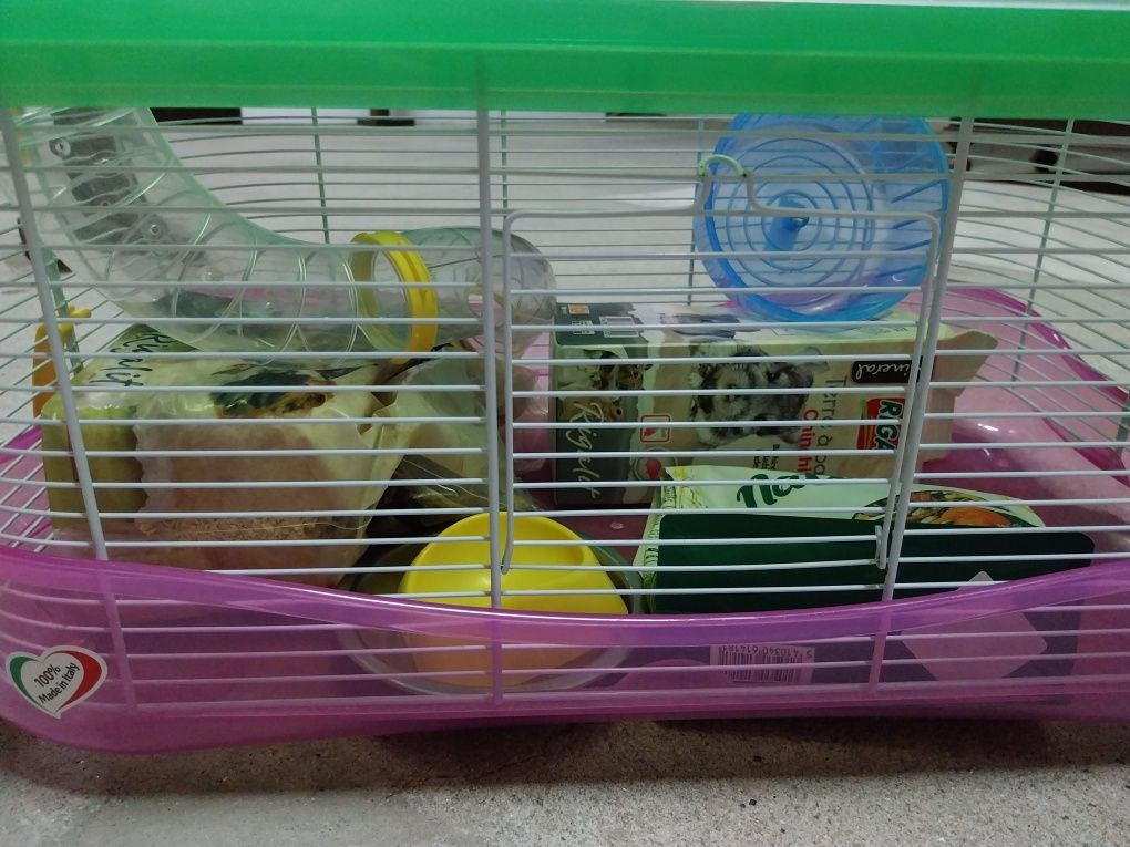 Gaiola para hamster como nova