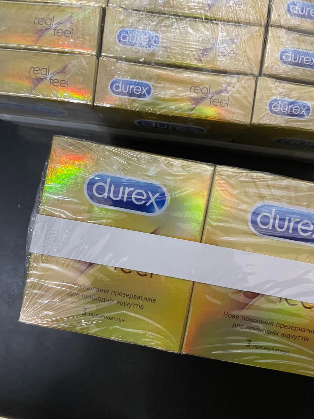 Презервативы Durex Real Feel блок (12 пачек, 3 штук в пачке)