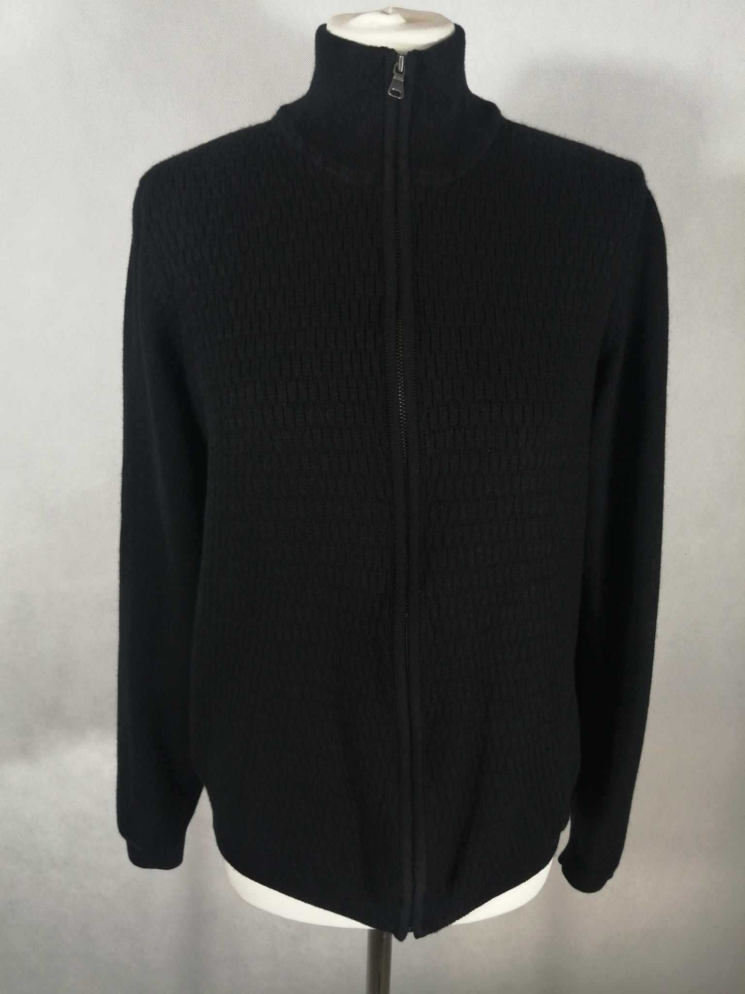 HUGO BOSS Sweter Damski Rozpinany XL Oryginalny Wełna 100% Super Stan