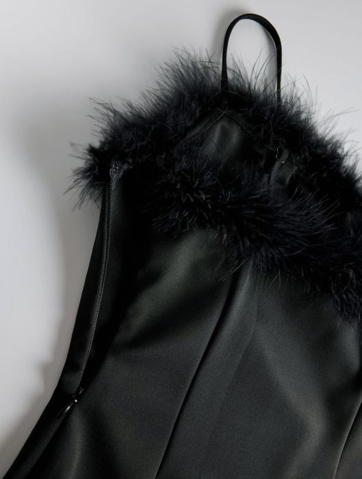 Top na ramiączkach z piórami Reserved NOWY Z METKĄ