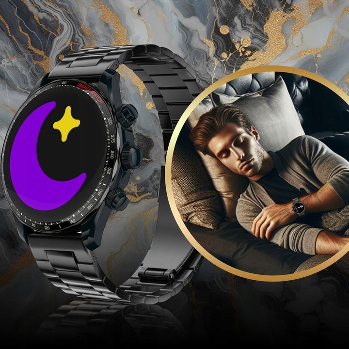 Smartwatch Zegarek Menu Męski Rozmowy Polskie Sport Amoled Smart Watch