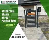 Płoty ogrodzenia, bramy wjazdowe ogrodzenie panelowe z montażem