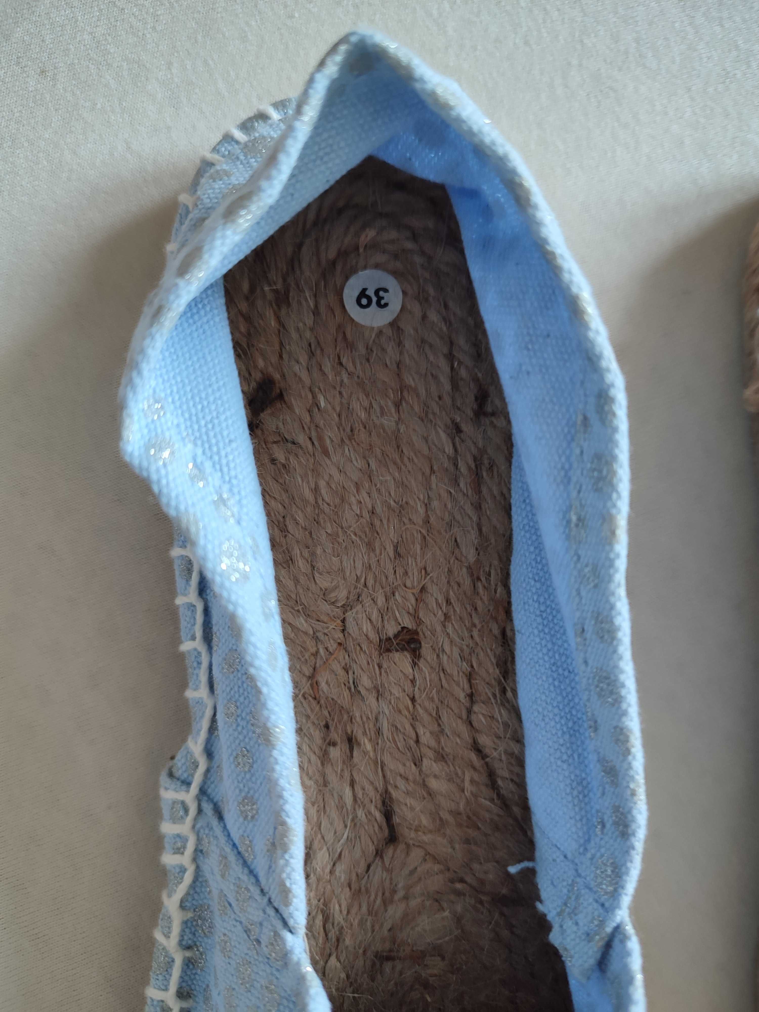 Espadryle damskie. Rozmiar 39. Stan idealny!