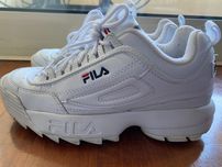 Sapatilhas brancas da Fila ORIGINAIS