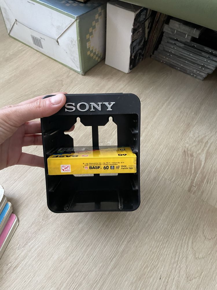Porta cassetes sony camara  video