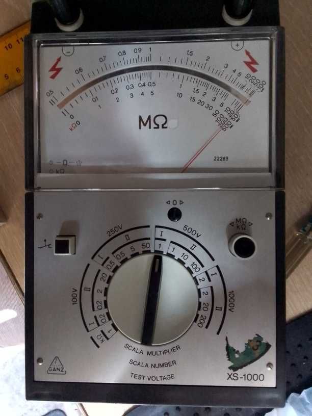 multimeter GANZ XS-1000 miernik izolacji