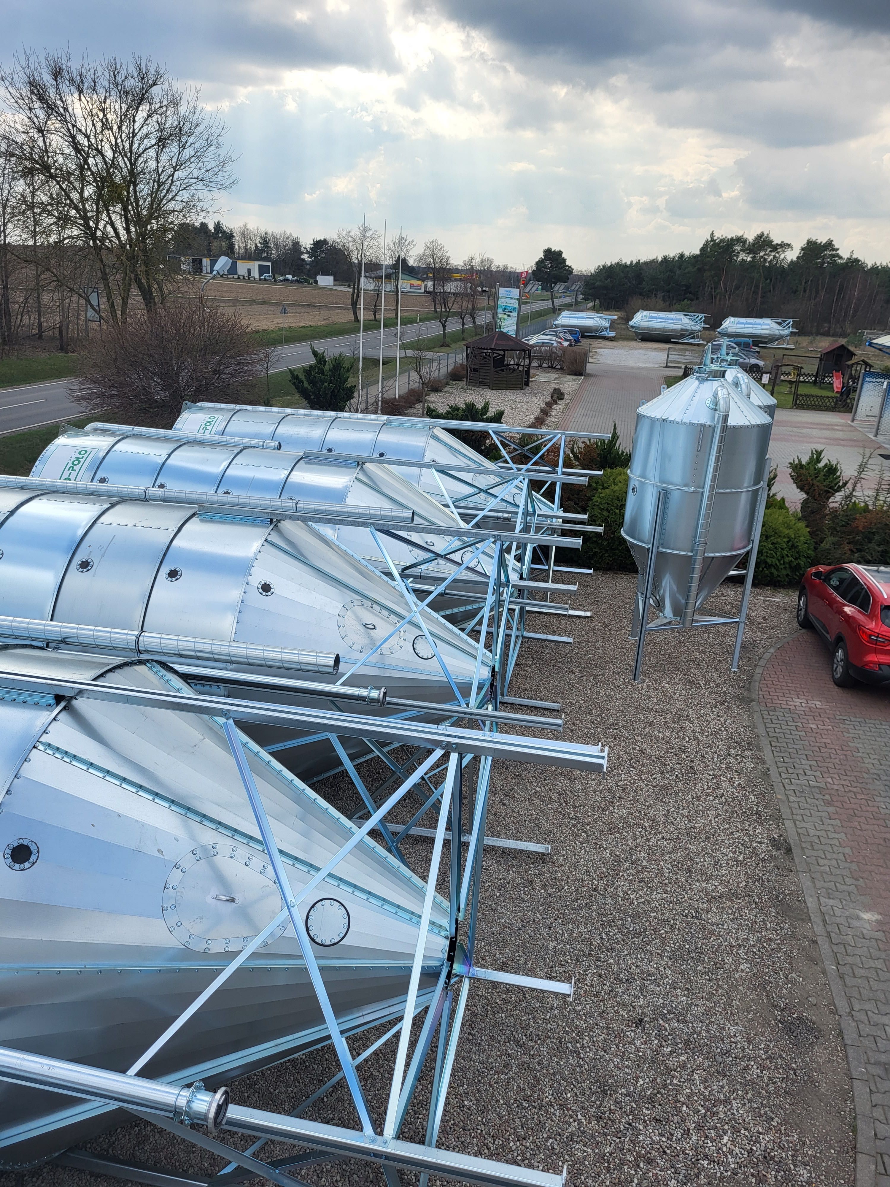 Silos zbiornik silosy zboże 30ton 25t/20t/15t/12t Marco-Polo dowóz HDS