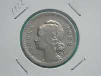 1250 - Angola: 20 centavos 1922 níquel, por 30,00