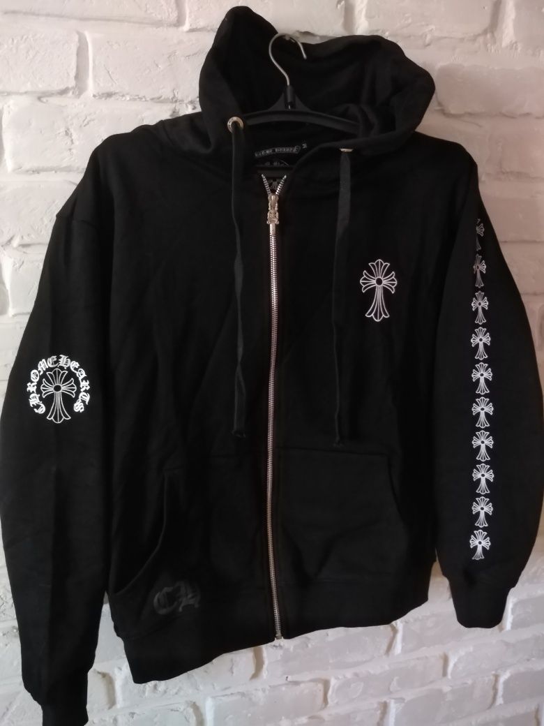 зип худи Chrome Hearts Хром хартс