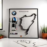 Модель CCA з Рамкою 2в1 BMW X5/M 1:43 та 3D Трасою Nürburgring / White