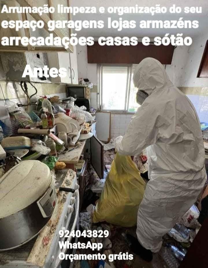 Faço limpeza geral cumulação de lixo tb faço Demolição Recolha entulho