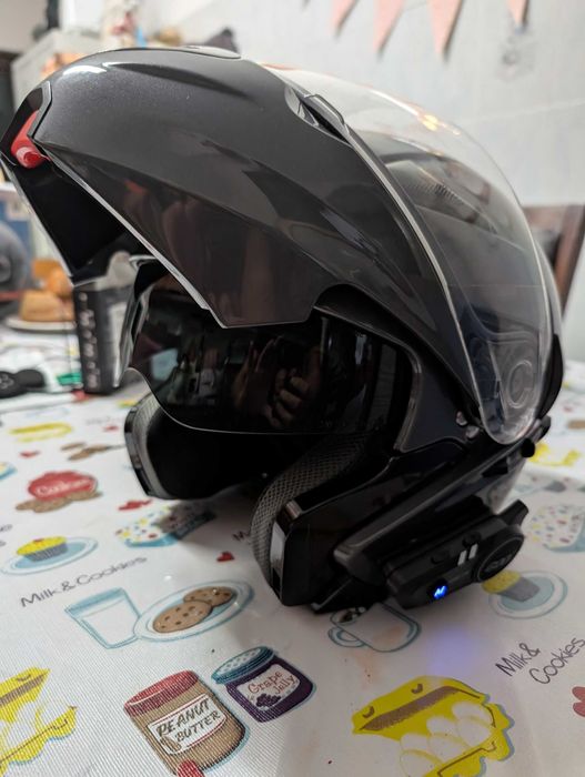 Capacete modular M com Bluetooth