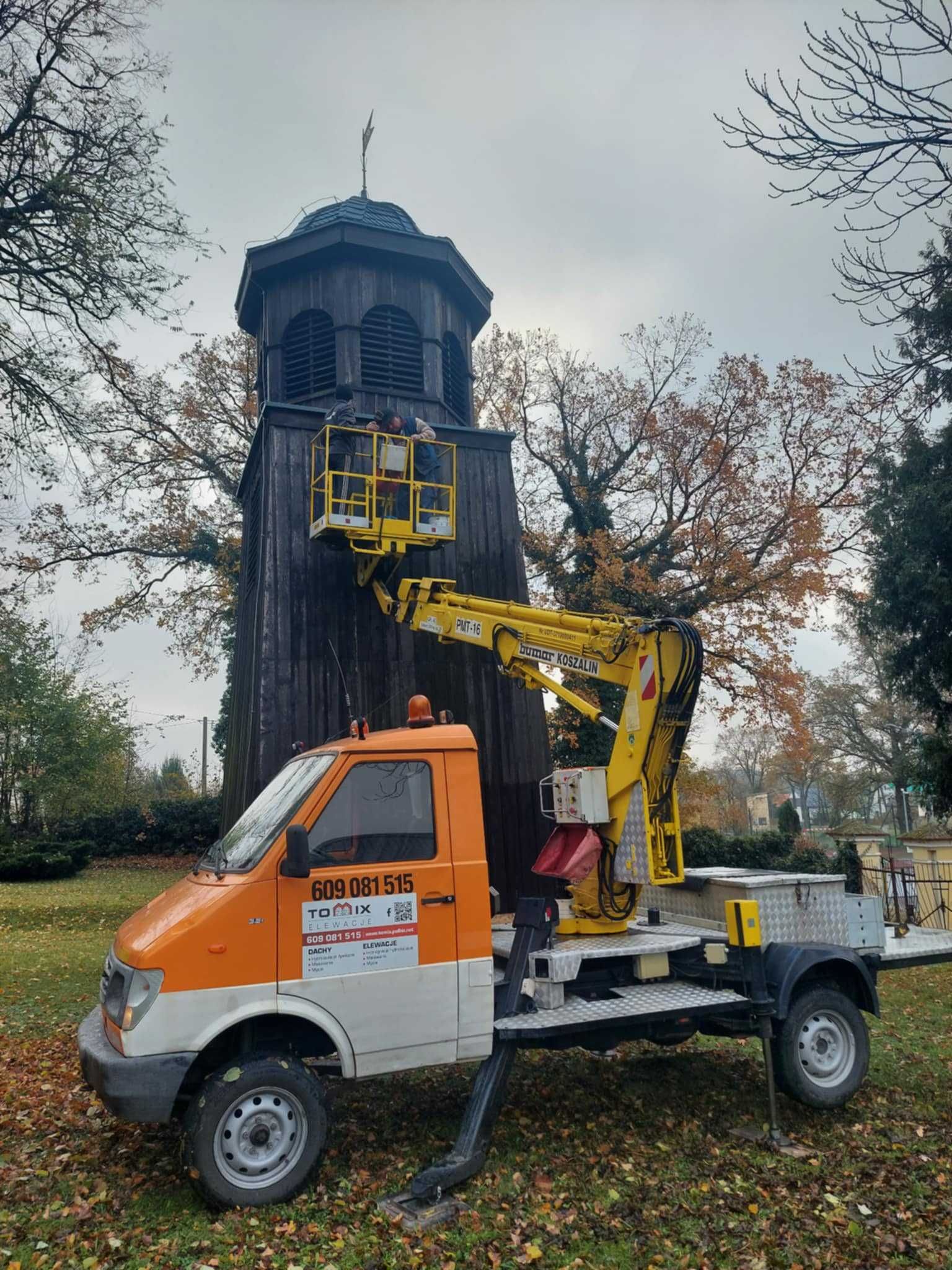 podnośnik koszowy bumar