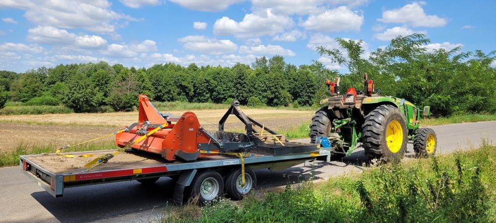 Równanie, niwelacja terenu, niwelowanie, glebobryzarka separacyjna